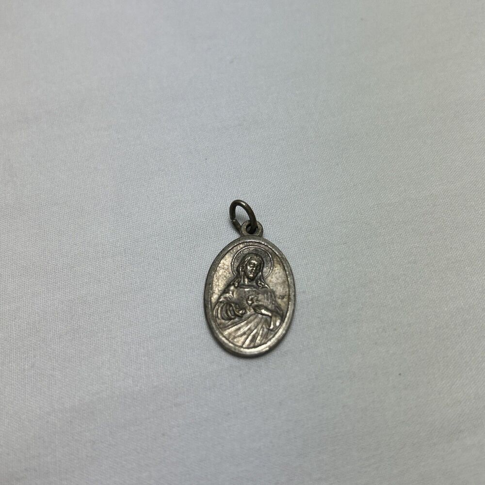 Vintage Virgin of Carmel Sacred Heart of Jesus